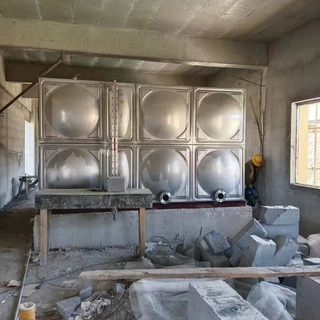 定制不锈钢消防水箱方形高位生活保温水箱方形焊接式不锈钢水箱