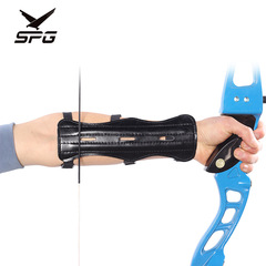 Bow and arrow equipment arm guards, archery supplies, non-cowhide leather holes, recurved hunting bow and arrow training arm guards, wholesale