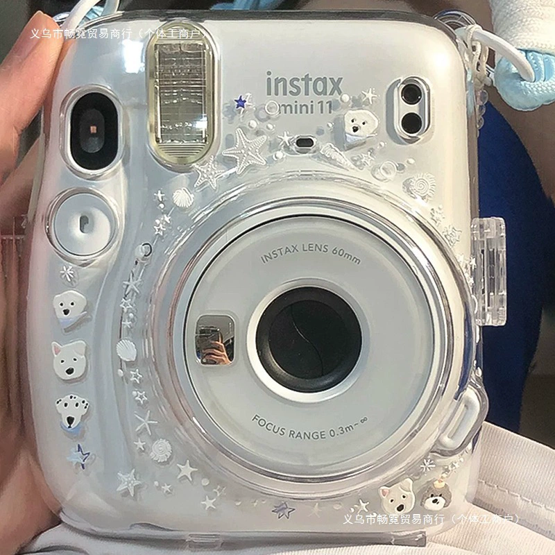 Polaroid, защитный чехол, прозрачный ремешок, силиконовая камера