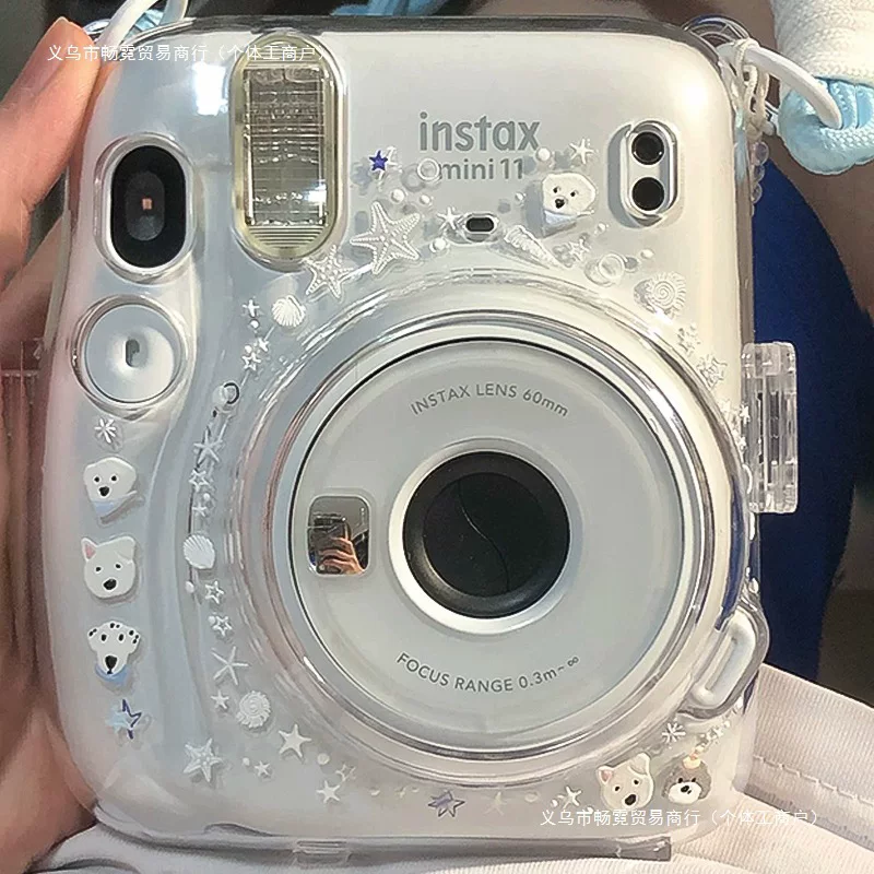 Polaroid, защитный чехол, прозрачный ремешок, силиконовая камера