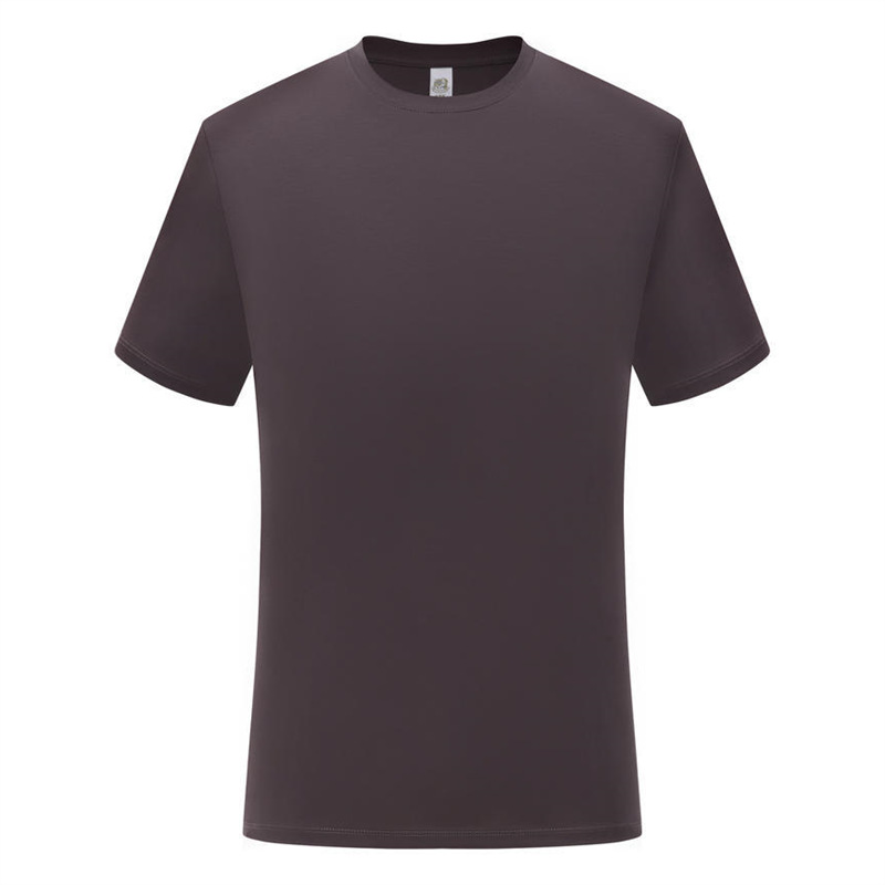 80 Xinjiang algodón largo de cuello redondo de manga corta verano de alta gama ejecutivo ropa de trabajo de hombre camiseta personalizada logotipo impreso