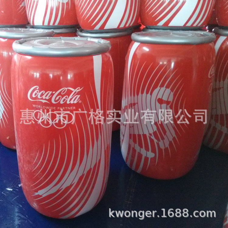充气可口可乐瓶子仿真饮料瓶易拉罐模型充气活动宣传广告瓶子罐子