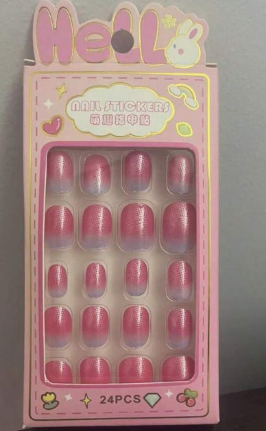 Niños dibujos animados estereoscópicos pegatinas de uñas niñas parches de uñas bebés desmontables impermeables uñas al por mayor