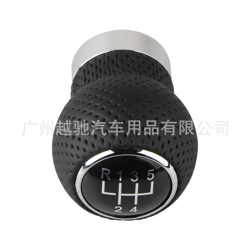 Modificación del coche con cabeza de cambio de marchas cuero colgando cabeza de cambio palanca de cambio Manual 5 engranaje mano onda redonda cabeza de cambio