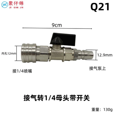 Car Water Tank Disassembly-Free Cleaning High pressure car wash water gun - q21-air-connection-14-valve-stainless-steel-quick-connection
