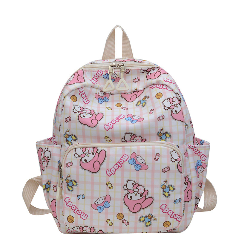 Sanrio libro infantil mochila jardín de infantes color contraste mochila de estudiantes cross-border Cool Lomie mochila