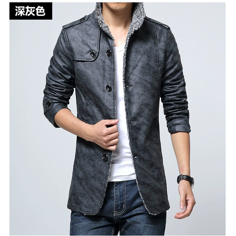 Полиуретановый осенний жакет, slim fit, тёплый, плюс‑сайз
