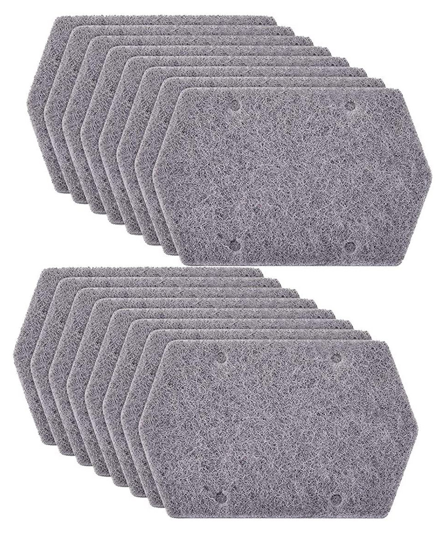 16件套窗凹清洁刷替换布，手持厨房刷头，窗除尘工具刷头