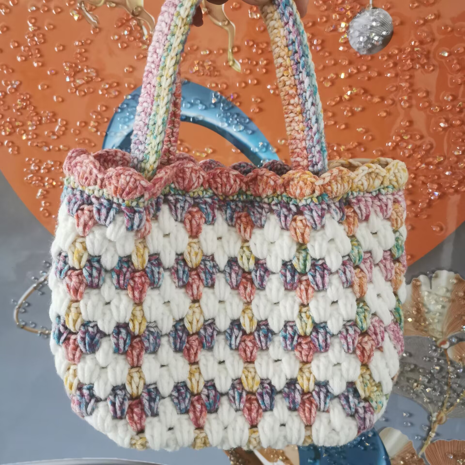 Estilo elegante y digno, ropa de gancho, bolsos de fresa, bolsos de teléfono móvil para la familia y las vacaciones. image 36