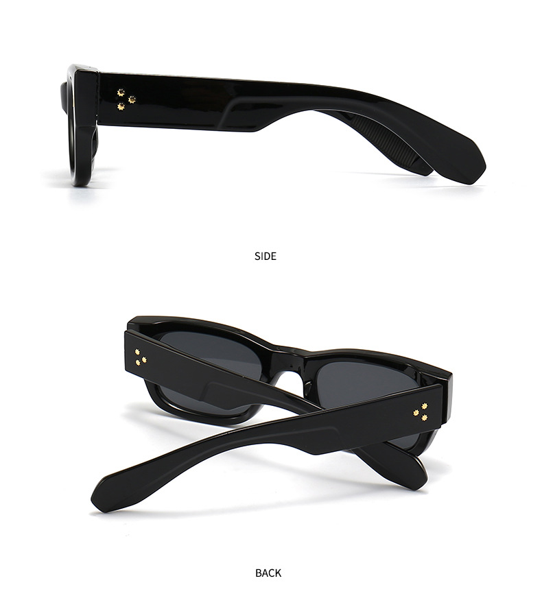 50g Weight Full Frame Glasses Structure Sunglasses Classification PC, UV400 Protection Lens Material Square Glasses Style Casual, Outdoor, Daily Occasion Geometric Pattern Unisex Gender Vintage Style, Classic Style Style Vintage Style Classic Style Geometric PC UV400 Protection Square Full Frame Women's Sunglasses 5