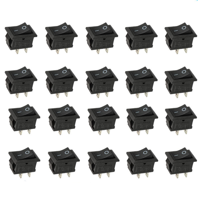 供应KCD1-101船型开关饮水机开关15X21 翘板开关 台灯开关