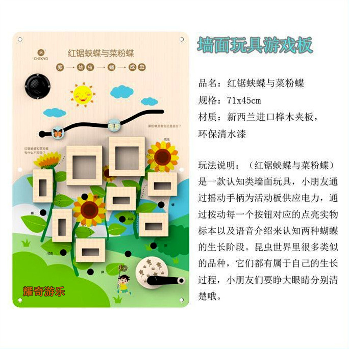 붉은톱나비와 양배추흰나비 71*45CM