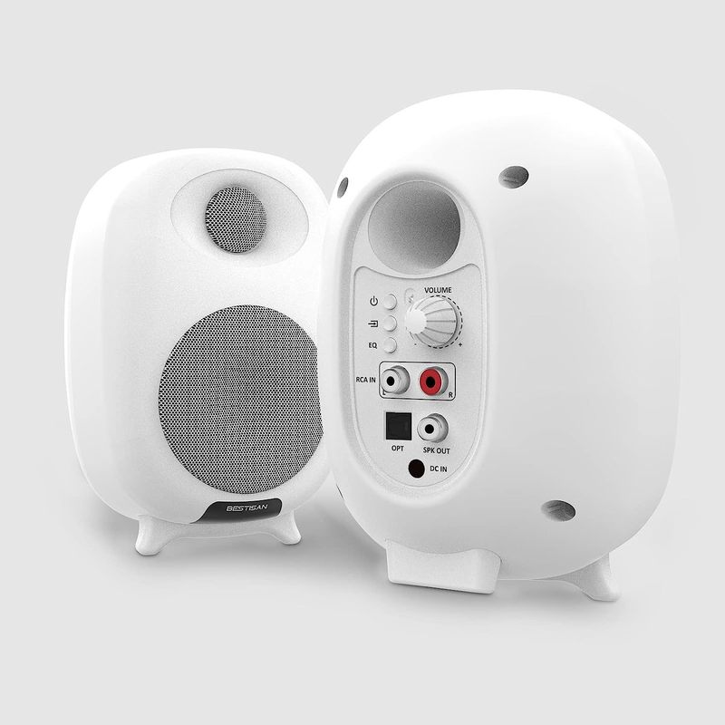 High-Fidelity 3inch Active Speaker Two-Way Bookshelf Speaker Fever Audio Stereo Home Classy Audio