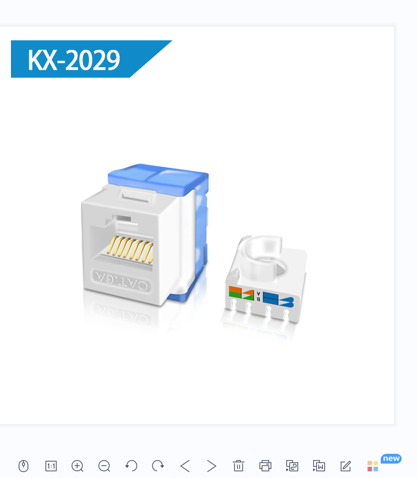 超六类免工具模块