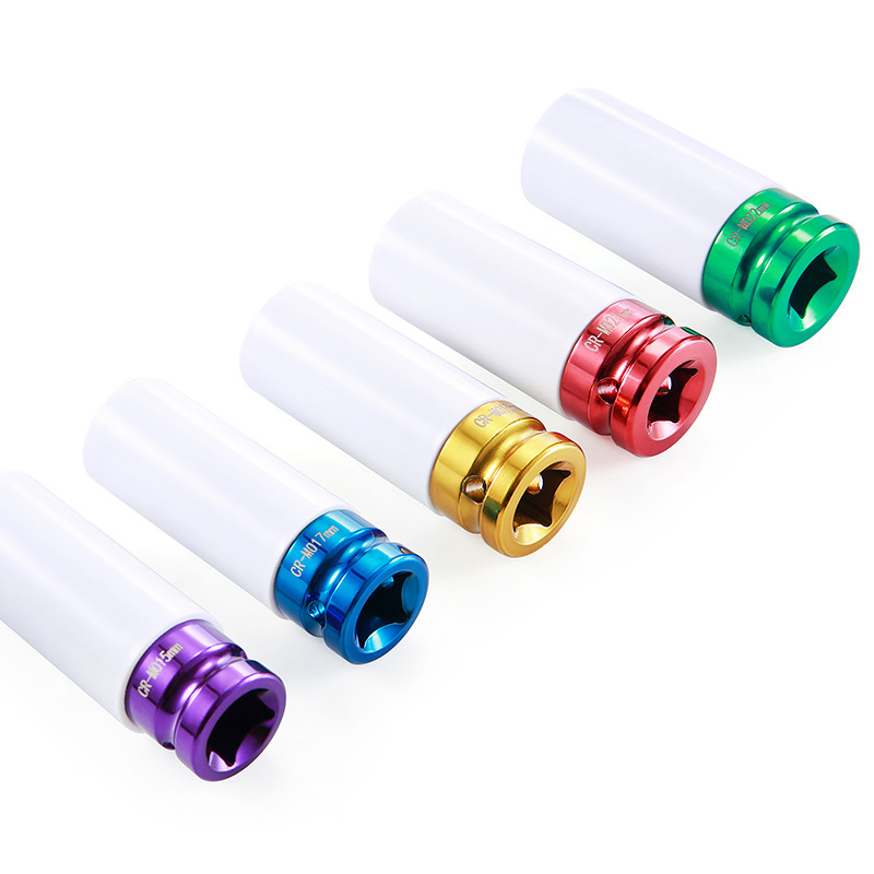 Conjunto de 5 piezas de color neumático tornillo manga al por mayor color a prueba de arañazos funda impacto manga color neumático protección tornillo