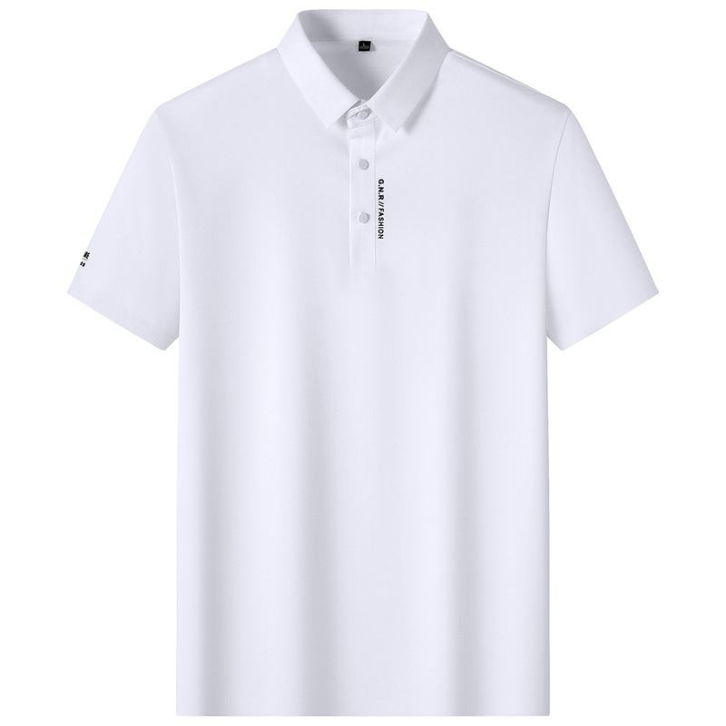 2025 spring new high quality men's T-shirt business casual friends party thin short sleeve T-shirt PY11