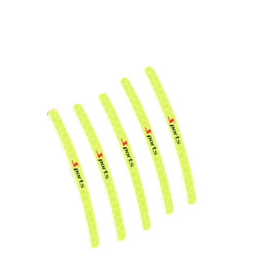 Car wheel hub reflective stickers personalized decoration electric motorcycle wheel hub ring luminous strips creative warning body stickers