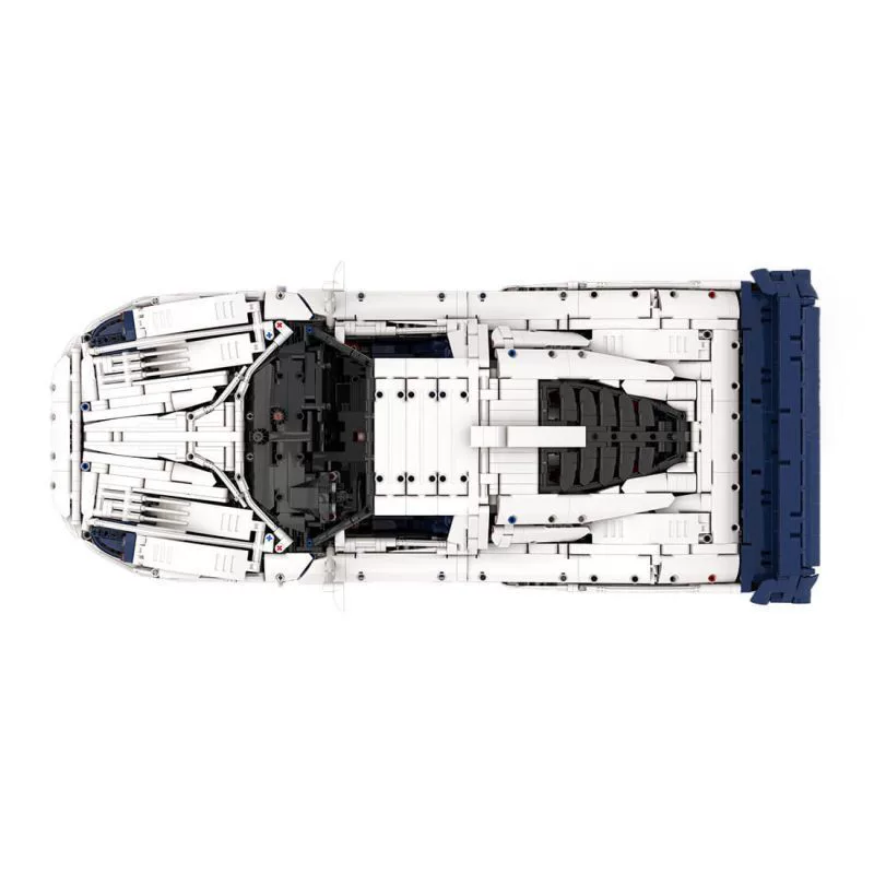 (Cross-border trading), constructor, supercar, car model, white toy, scale 1:8