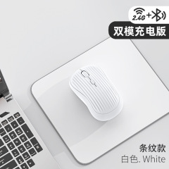 新しいストライプワイヤレスマウス Bluetooth 充電式サイレントデュアルモードオフィスマウス typec サイレントソースメーカー
