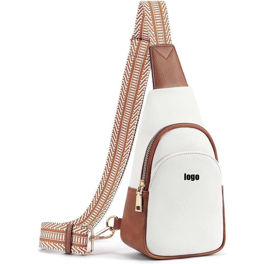 Borsa a tracolla da donna in PU con texture 2024, monospalla, semplice, alla moda, per il tempo libero, locomotiva_voghion.com