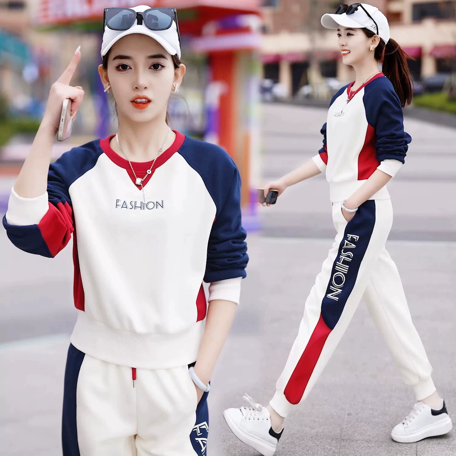 2024 осень и зима новый набор женской спортивной одежды