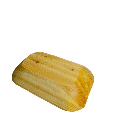 Home living room decoration snack plate Chinese style wedding table dessert plate pastoral style wooden square large fruit plate