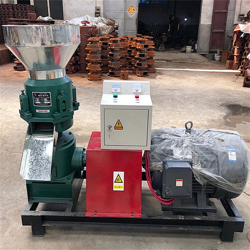 猪草家用牛羊养殖小型饲料机 农业秸秆粉碎混合搅拌制粒速卖通跨