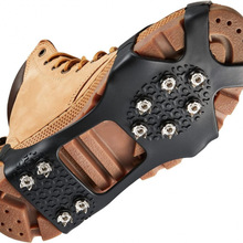 冰爪户外十齿钢钉雪地防滑鞋钉冰雪天气防滑鞋套冰爪老人男女鞋套