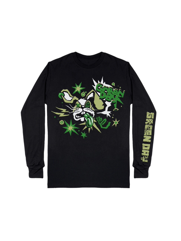 1995 Green Day Insomniac album, rock, retro, American-style long-sleeved T-shirt, autumn 1995 Green Day Insomniac album, rock, retro, American-style long-sleeved T-shirt, autumn