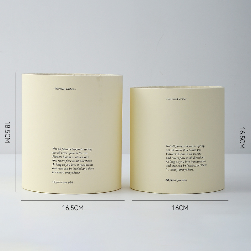 Cubo clásico de tres abrazos cubo redondo embalaje cubo arreglo de flores cubo floral DIY espejo de plata caja de flores