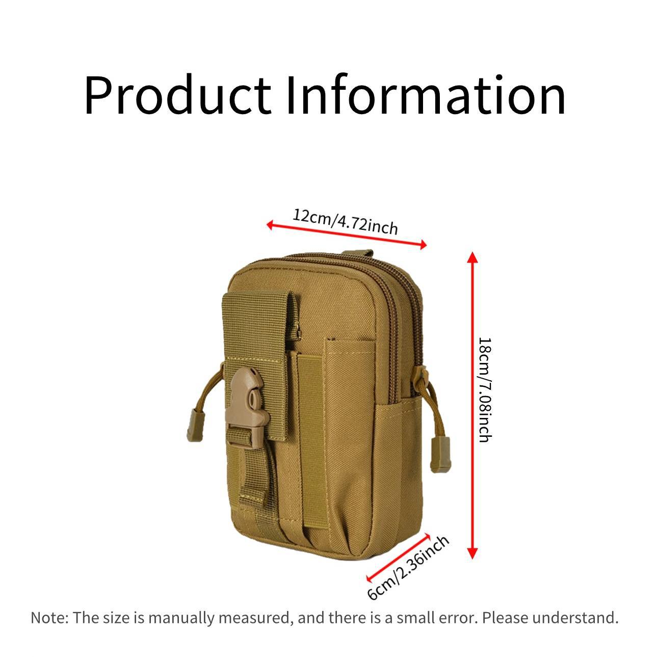 Outdoor Sports Mountaineering Running Cycling Leisure Hanging Bag Multifunctional Portable Military Fan Tactical Molle Waist Bag