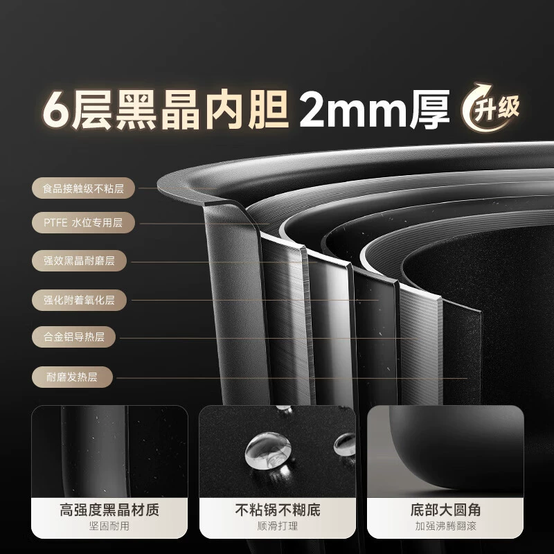 Рисоварка Xiao Mijia IH S1 на 5 л, многофункциональная рисоварка, кастрюля для каши, антипригарное внутреннее дно