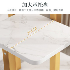 Light luxury flower shelf living room floor iron art rack balcony multi-layer flower pot rack indoor simple plant display rack