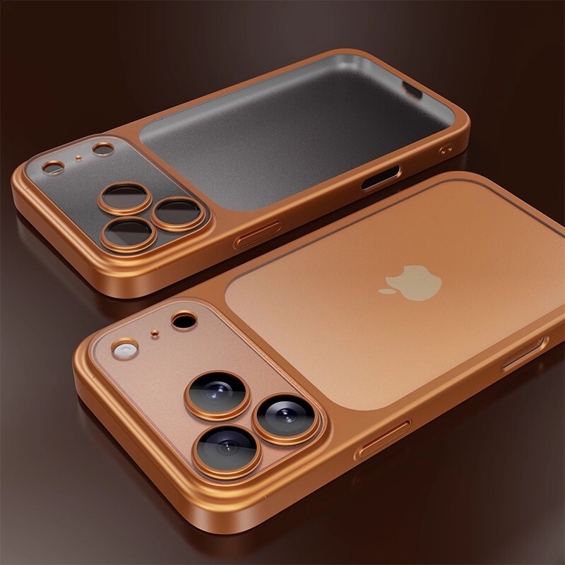 适用苹果17proMax哑光磨砂手机壳肤感超薄iPhone16电镀硬15保护套|undefined