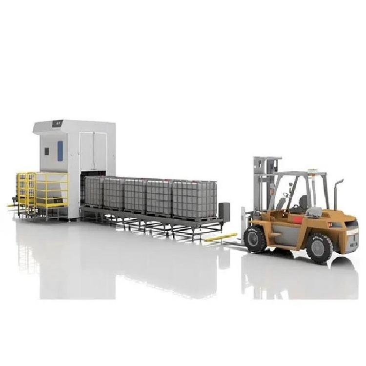 水拓全自动危废塑料PE大桶吨桶清洗机 洗桶机生产线设备全套