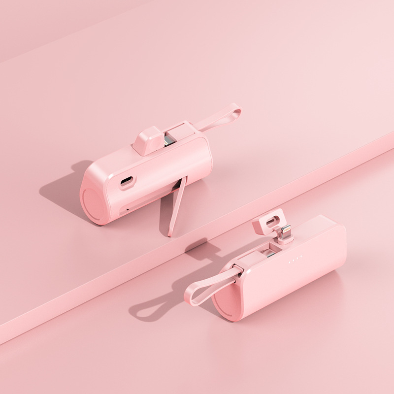 カプセルテールプラグパワーバンクホルダーポータブル屋外口紅モバイル電源大容量 5000 mAh ギフトカスタマイズ|undefined