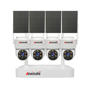 4 0k Pixels Wireless Wifi Network Video Recorder with 4 Solar Panel Battery Wifi Camera
