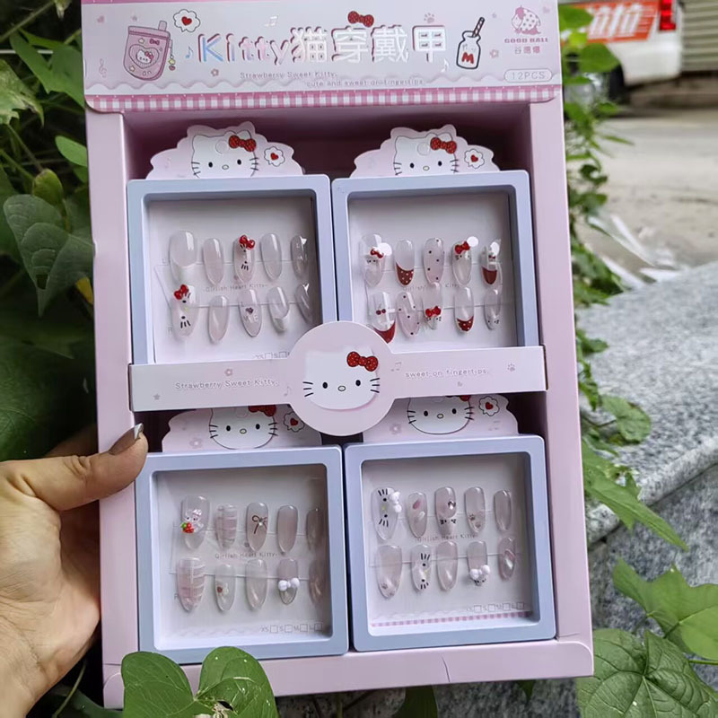 Estampado de ojos de gato con armadura, pegatinas de uñas con gelatina, dibujos animados de estudiantes lindos, desmontables, ponis con armadura image 128