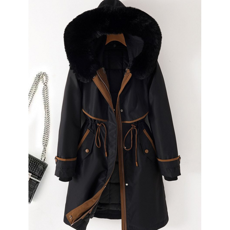 Mid-Length Two-Way Parka Cotton Jacket 2026 Winter Women's Detachable Inner Hooded down Cotton Coat for Women Mid-Length Two-Way Parka Cotton Jacket 2026 Winter Women's Detachable Inner Hooded down Cotton Coat for Women