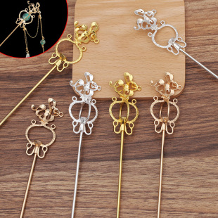 DIY Accessories Palace Hairpin New Model Encounter the Divine Deer Alloy Hair Stick (12587)