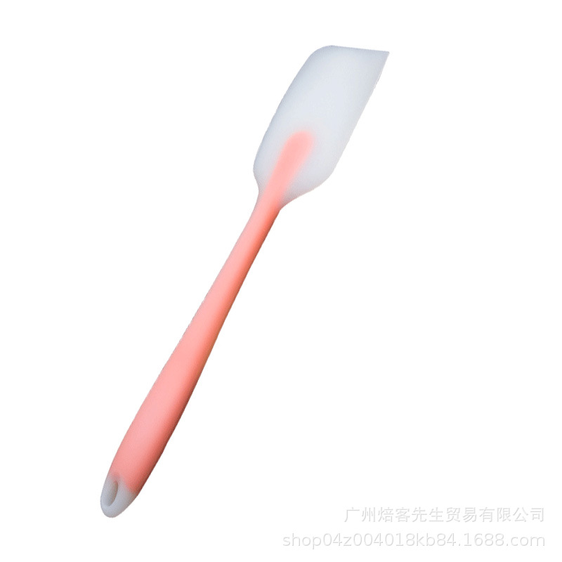 One-piece silicone scraper baking large household cake cream coating for snowflake crisp nougat stirring tool