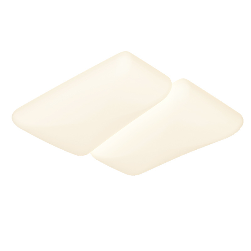 Luz de techo de la sala de estar nueva luz de protección de ojos de espectro completo, lámpara principal de la sala de estar moderna y simple, iluminación de viento de crema 293L