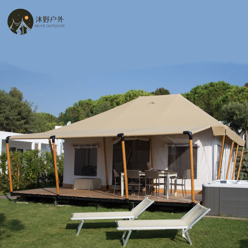 Muye al aire libre camping alojamiento tienda de campaña Hotel Gran techo carpa Hotel campamento al aire libre B & B