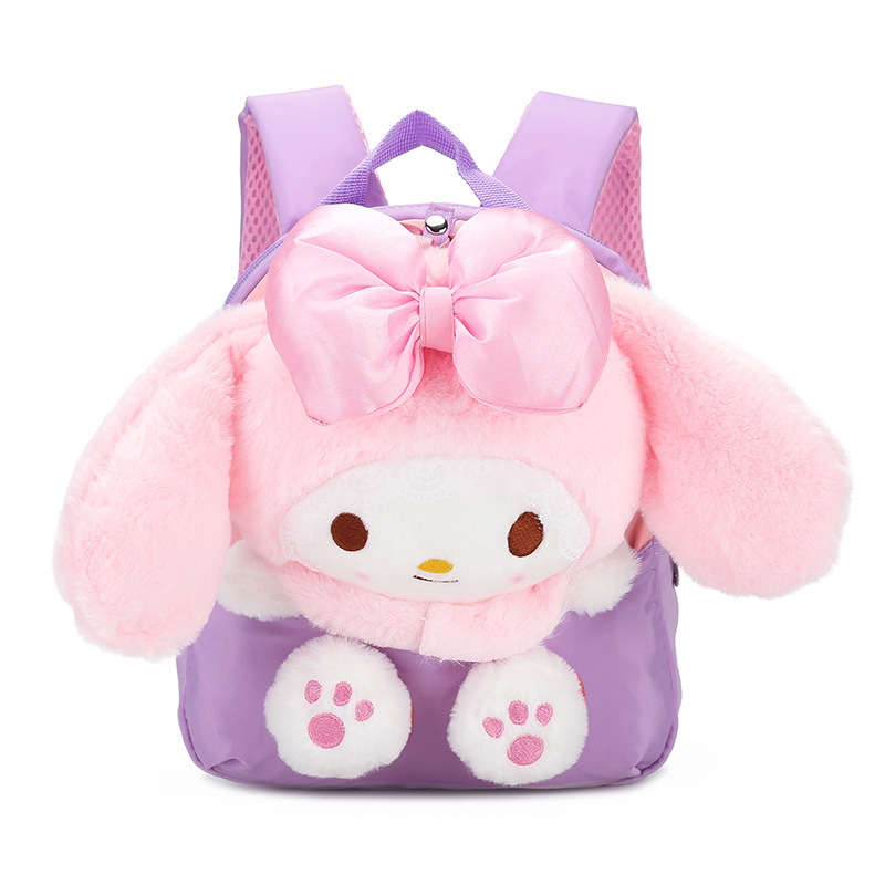 Nueva mochila de peluche para niños mochila de jardín de infantes lindas mochila de peluche de dibujos animados mochila de viaje de niñas mochila ocio