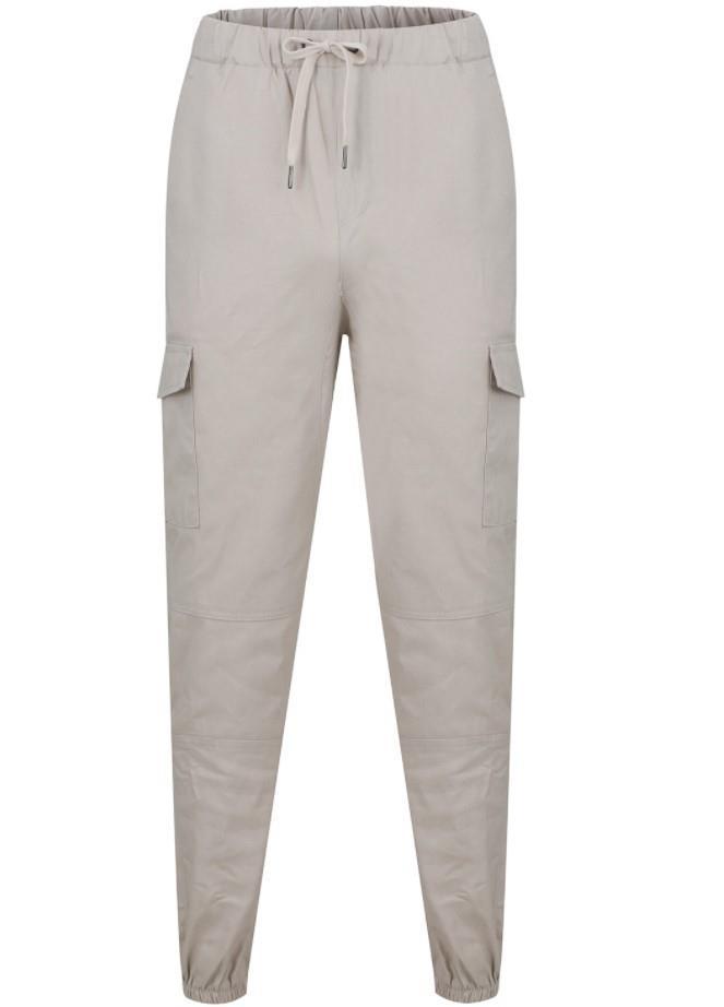 2023 Comercio exterior nuevas herramientas pantalones multibolsillos tela tejida de los hombres pantalones casuales pantalones atados al tobillo hombres perennes grandes productos