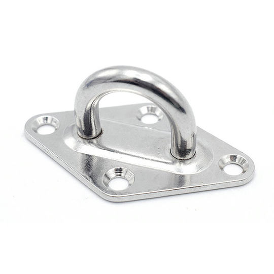 304/316 stainless steel diamond hanging Ring door buckle sunshade sail fixed buckle drawstring accessories yacht fixed buckle plate hole