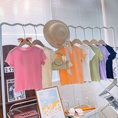 Ice Silk Girls' Short-Sleeve T-Shirt Summer Outfit 2024 New Korean Style Fashion Children's Summer Ruffled Half-Sleeve T-Shirt Top