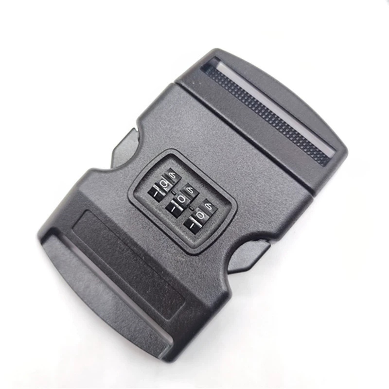 50 мм пластиковый пароль пряжка 2 дюйма лямка регулировки безопасности пряжка 3 ряда цифровых паролей замок открытый альпинизм