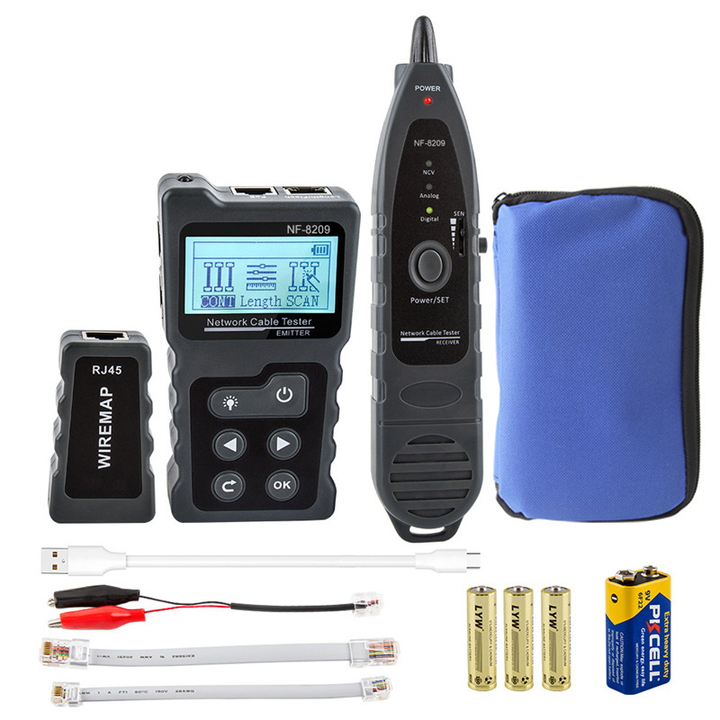 Noyafa Smart Mouse English Nf-8209 Network Line Finder Line Checker Line Tester Poe Anti-Interference Line Finder