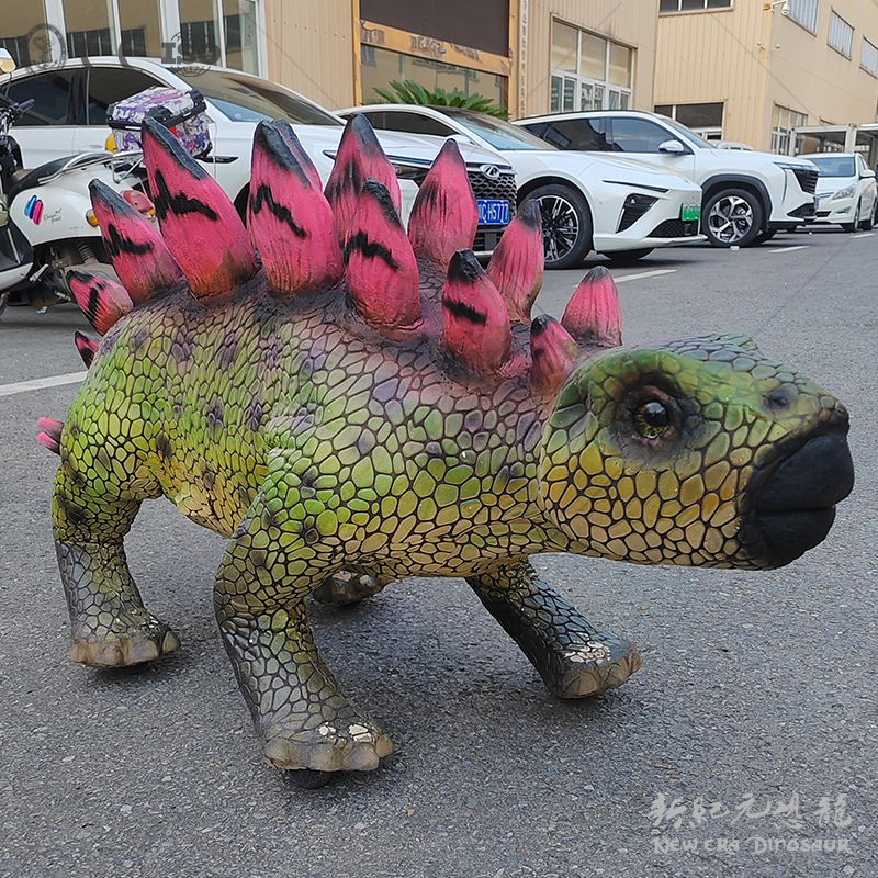 Simulación de dinosaurios mecánicos pequeños dinosaurios modelo de dinosaurio eléctrico arte paisajístico parque de atracciones modelo de dinosaurio